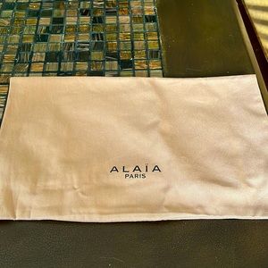 Alaia Paris shoe dust cover